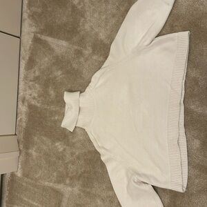 Zara white turtleneck sweater